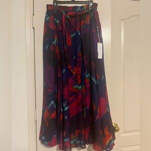 Vibrant Colorful Floor Length Skirt